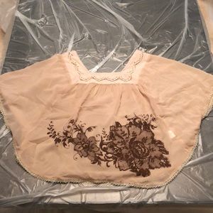 Miroa Sheer 100% polyester blouse